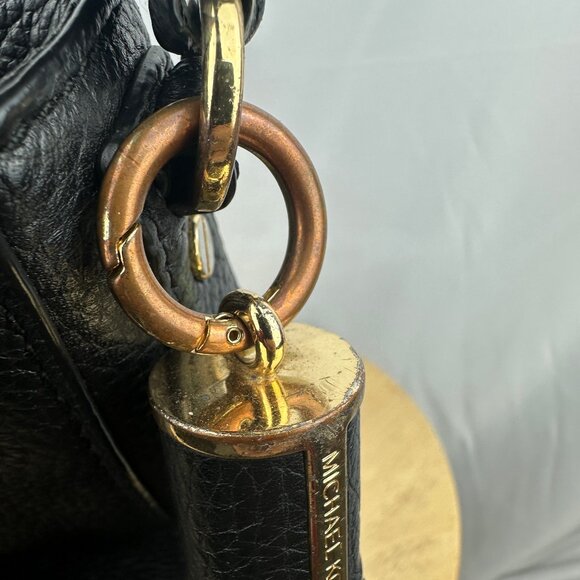 BUNDLE: Michael Kors Black Leather Bedford Tassel Crossbody Purse w/ Wallet - Picture 14 of 14
